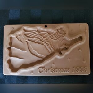 HENN BISQUE CHRISTMAS ANGEL COOKIE MOLDS